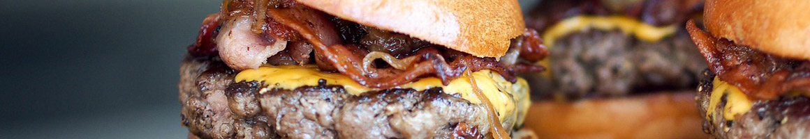 Eating Burger at Blazers Restaurant restaurant in Gardner, KS.